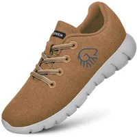 GIESSWEIN Merino Runners Women atmungsaktiv - Damen Sneaker für gesunden Gang - Bequeme leichte Arbeitsschuhe für Pflegeberufe & Krankenschwester - 36 EU