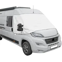 Preiswert & Gut Frontscheibenabdeckung kompatibel für Fiat Ducato X290: Weiß,Grau Wohnmobil UVSchutz (Weiss)