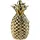 Relaxdays 8 x Spardose Ananas, Gold
