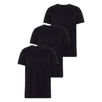 AJC T-Shirt, (Set, 3 tlg 3er-Pack), aus reiner Baumwolle, Gr. L (52/54), schwarz, , 29242054-L