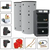 Solarbayer Holzvergaserset  BioX 15- 2A Variante A 2xSLS-800 Pufferspeicher