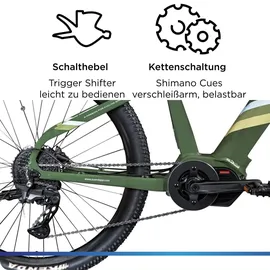 Zündapp X900 2023 27,5 Zoll 46 cm Damen khaki