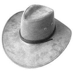 Limit Sport Kostüm Cowboyhut grau, Unverzichtbare Kopfbedeckung für alle Westernhelden grau