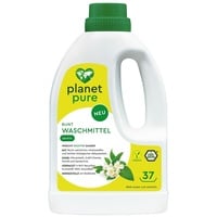 PLANET PURE Bunt Flüssig Waschmittel Jasmin 37 Wl 98,4% natürlichen Inhaltsstoffe