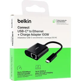 Belkin USB-C Ethernet Adapter Schwarz
