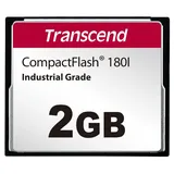 Transcend CF-Karte 180I 2 GB, MLC NAND Flash (SLC), CompactFlash-Karten, TS2GCF180I