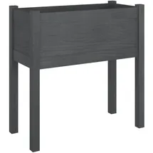 vidaXL Pflanzkübel 70 x 31 x 70 cm Grau