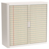 PAPERFLOW easyOffice Contents Rollladenschrank 61978 2 Fachböden 110,0 x 41,5 x 104,0 cm