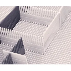 Purvario Stauleisten-Stecksystem für Schubladen, 8er Set, hellgrau