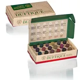 Crottendorfer Räucherkerzen Duftique Probierset - Weihnachtsdüfte & Santali-Düfte - 18 Räucherkerzen - Made in Germany