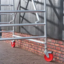 Altrex RS Tower 41 Alu mit Holz-Plattform 5,20m AH breit 0,90x1,85m