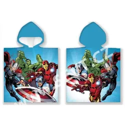 The Avengers Poncho Kinder 55x110 cm, 100% Baumwolle