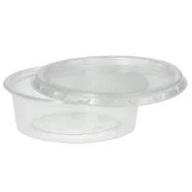 Papstar Dressingbecher rund 100 ml 50 St. Transparent