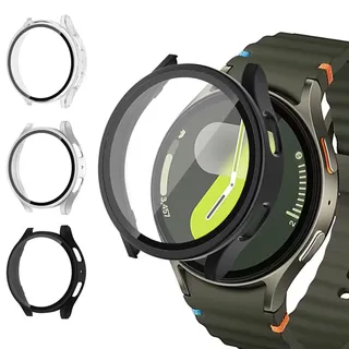 Hülle für Samsung Galaxy Watch 5/4 Schutzhülle 44mm, 3 Stück Weiche TPU Case Ersatzabdeckung für Samsung Galaxy Watch 6 Hülle 44mm Damen Herren, Galaxys Watchs 5/4 Zubehör, Smartwatch 5/4 Schutz