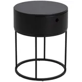 alasans Nachtschrank Polo 40 x 40 x 51 cm Schwarz