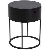alasans Nachtschrank Polo 40 x 40 x 51 cm Schwarz