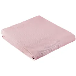 Tagesdecke MY HOME "Mira", rosa (rosé), B:250cm L:280cm, Baumwolle, Tagesdecken, leichte Tagesdecke aus 100% Baumwolle, uni Überwurf, ohne Füllung