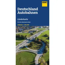 Adac Länderkarte Deutschland Autobahnen 1:500.000