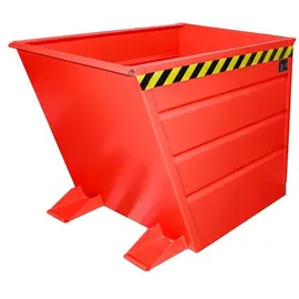 Bauer Kippbehälter Stahlblech 700 mm rot