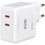 Vivanco Super Fast Power Delivery Charger 45W weiß (63197)