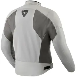 RevIt! Torque 3 H2O Textiljacke Grau/Rot 2XL