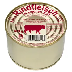 Jola Rindfleisch Ohne Schwarte Im Eigenen Saft (400 g)