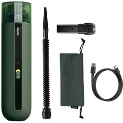 Baseus A2 Akku Handstaubsauger Auto Staubsauger Kabelloser Autostaubsauger 70W 5000mAh in Grün