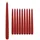 Ebersbacher Kerzen Adventskerze 240 mm 10 St. rot