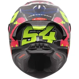 LS2 FF805 Thunder GP Aero Replica Schwarz-Rot-Gelb S