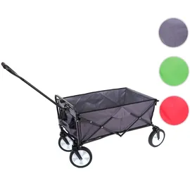 Mendler Bollerwagen HWC-E38 grau Hecktasche grau