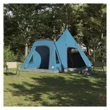 vidaXL Teepee Zelt für 5 Personen Blau