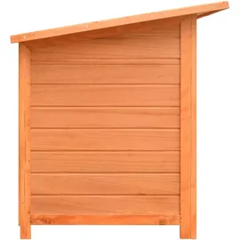 vidaXL Hundehütte Kiefernholz & Tannenholz 120x77x86 cm