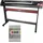 MONSTER SHOP PixMax XL 1510mm Schneideplotter Plotter Folienplotter Folienschneider Schneidplotter Plotten mit 3 x Roland Schneidemesser mit Flexi Starter Schneidesoftware