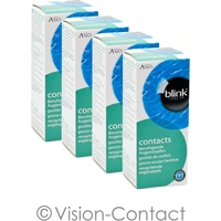 Blink Contacts 4 x 10ml Benetzungslösung Augentropfen von AMO