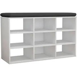 MID.YOU Hinsol 80 x 50 x 30 cm 6 Fächer / weiß