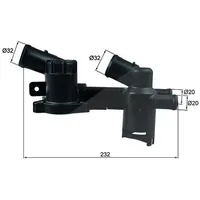 Mahle Thermostat, Kühlmittel [Hersteller-Nr. TH52] für Audi, Seat, Skoda,