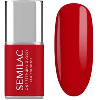 Semilac UV Nagellack 3in1 One Step Glossy S530 scarlet 7 ml