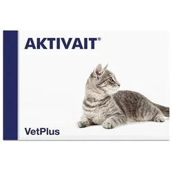 VetPlus AKTIVAIT Hirnläsionen/Alterung für Katzen 60 Kapseln (Rabatt für Stammkunden 3%)