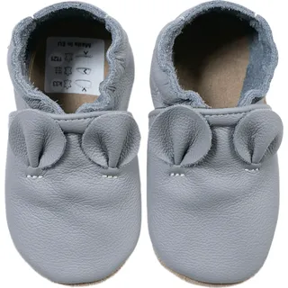 Kinderschuhe Mäuseohr dunkelgrau 26/27 (21⁄2 - 3 Jahre) Lauflernsohle