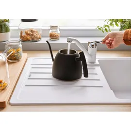 Blanco Wega II silgranitweiß/chrom 526408