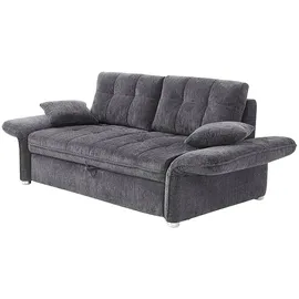 Jockenhöfer Gruppe Schlafsofa »Leon, mit Schlaf- und Relaxfunktion« 3 Breiten und Farben wählbar, inklusive Kissen grau