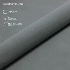 Trada Boxspringbett 180x200 Elektrisch verstellbar Taschenfederkern Doppelmatratze 9 Zonen Topper aus Velours-Stoff (Hellgrau, 180 x 200)