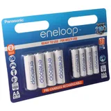 Panasonic eneloop Standard (ehem. Sanyo eneloop Standard) Kombipack inkl. 4x Mignon und 4x Micro AAA 1,2V Akkus im Blister