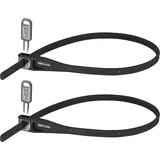 Hiplok Z LOK Twin Pack, Multifunktions-Sicherheitsband, Unisex, Black