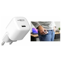 Ansmann Home Charger HC120PD-mini, 20 Watt, Ladegerät für Mobilgeräte Universal weiß, USB Schnellladung Drinnen