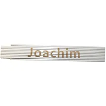 Heka Zollstock Joachim 2 m, weiß