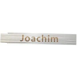 Heka Zollstock Joachim 2 m, weiß