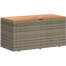 furnicato Gartentruhe 110 x 50 x 54 cm Grau/Braun