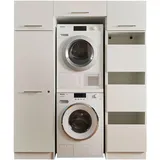 laundreezy Mehrzweckschrank-Set »LAUNDREEZY LDLK3«, weiß