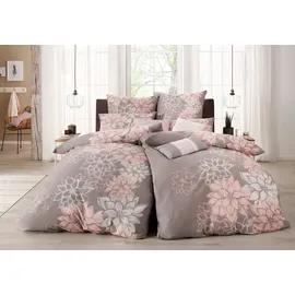 OTTO home Susan Blumen Rosa 155 x 220 cm + 2 x 80 x 80 cm